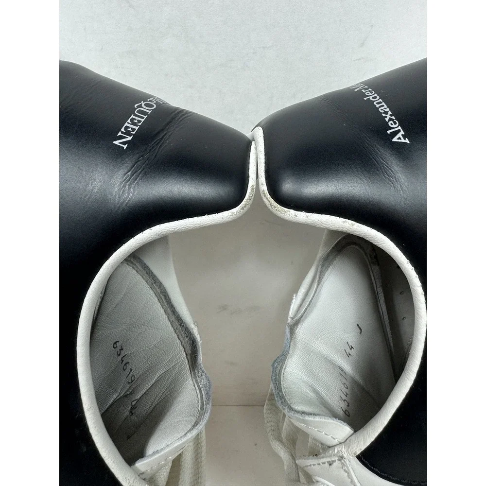 Alexander McQueen Oversized Court Trainer White Black Men's Size 11 / 44